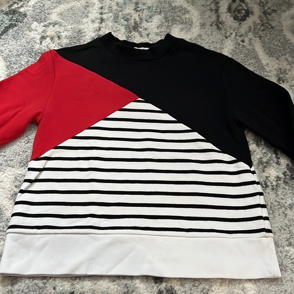 Être Cécile Striped Crewneck Sweatshirt - Picture 4 of 12